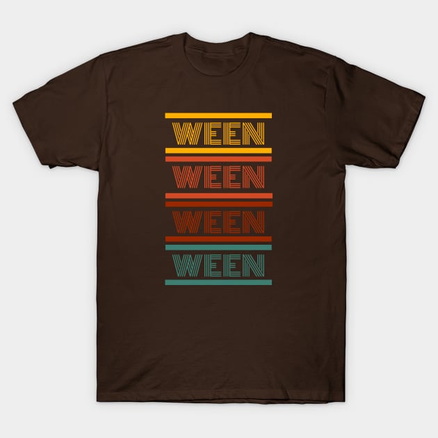 WEEN Vintage Retro Lettering T-Shirt by GypsyBluegrassDesigns